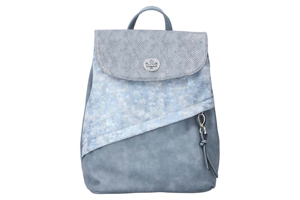 Rieker Back Mepirico Blue Womens Handbag H1601-12 In Size 2 In Plain Blue